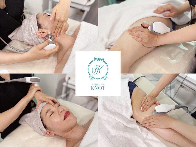 インディバ施術風景